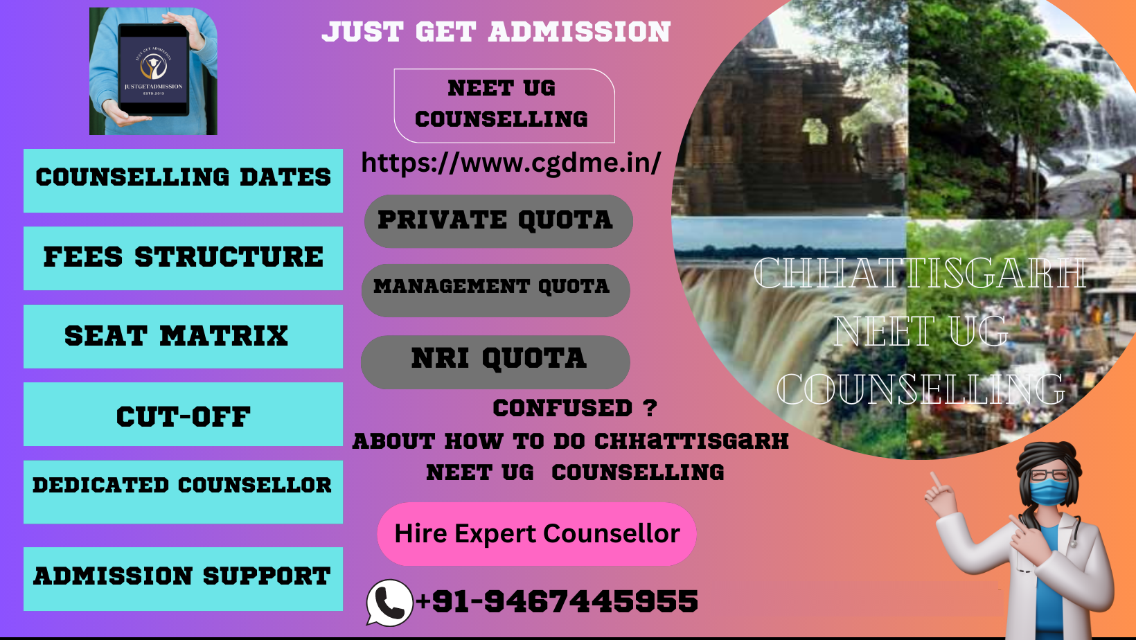 Chhattisgarh NEET UG Counselling 2025: Dates (Soon), Registration, Eligibility, Fees Structure, Cutoff, Documents etc.